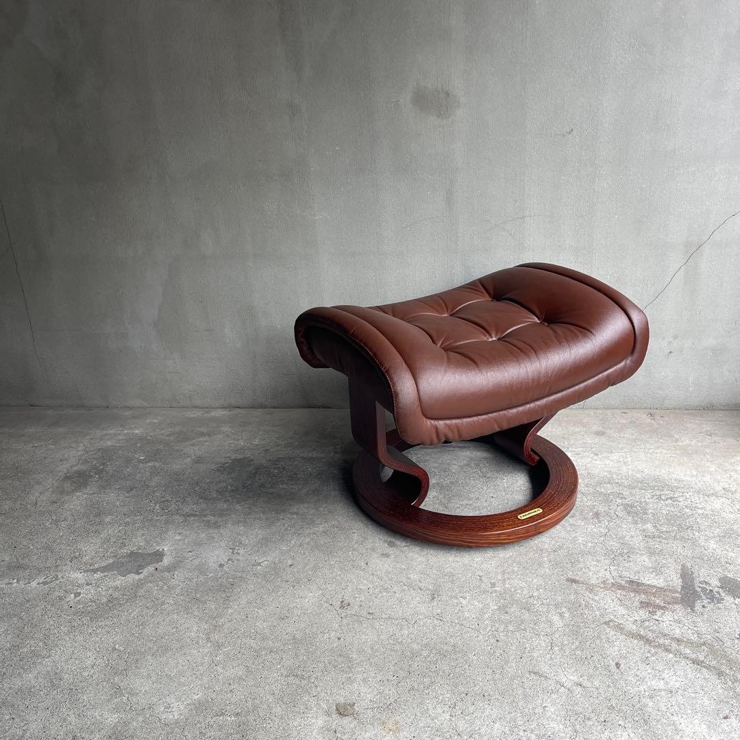 極美品　EKORNES エコーネスロイヤル オットマン