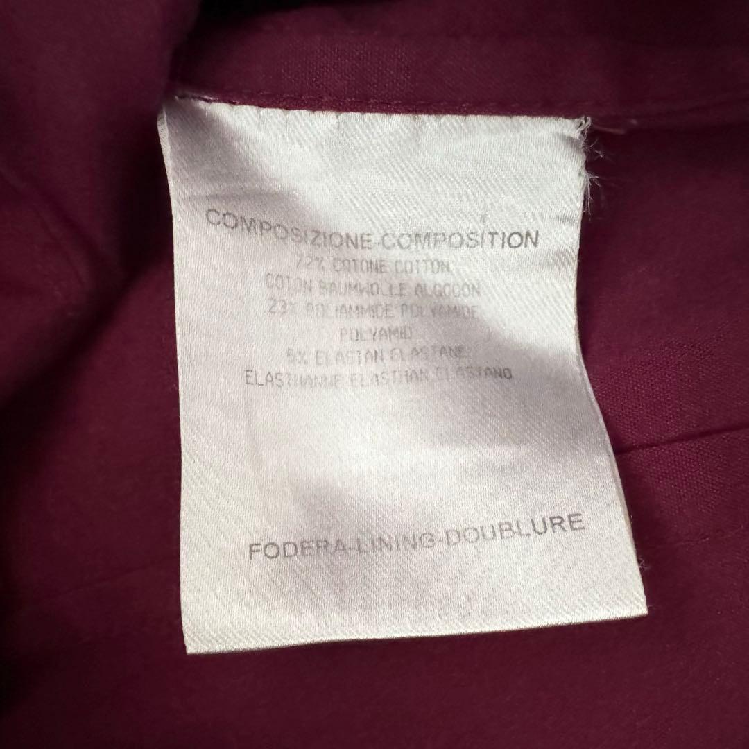 【グッチ】トムフォード期　ブラウス　ホースビット ボルドー　36 パフスリーブ