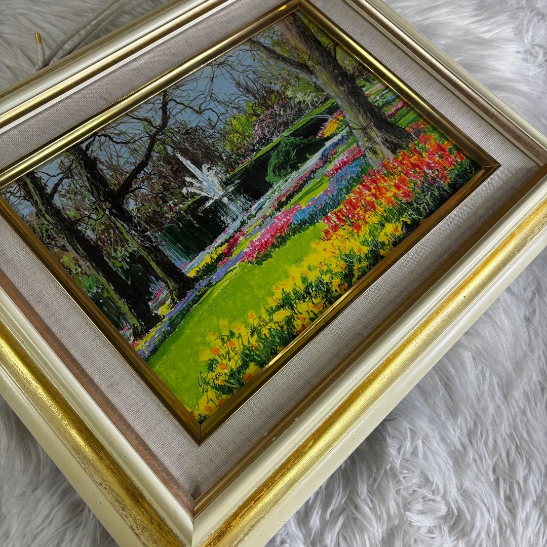 亜*蘭様 小田切訓「キューケンホフ」11/200 ジグレー 額装 前面アクリル