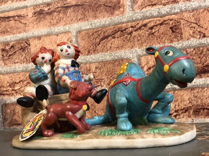 ★稀少アンとアンディ 陶器置物★初セール