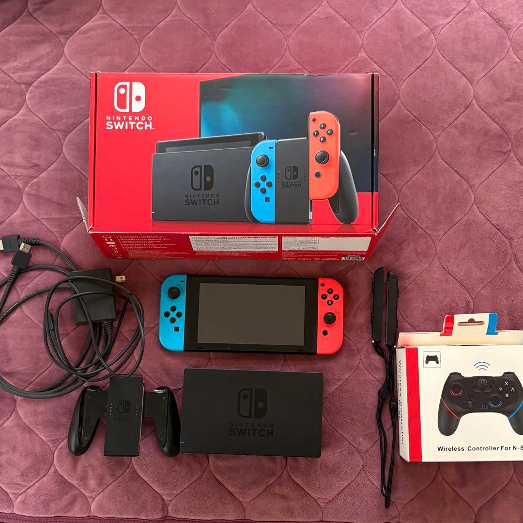 【液晶美品】Nintendo Switch 本体 旧型 スイッチ 動作良好