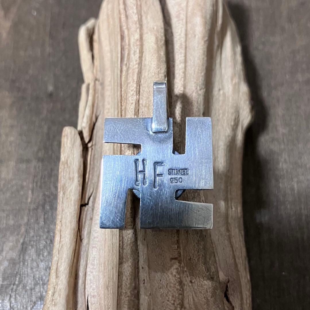 ロイストン　ターコイズ　スワティカ　シルバー　ネックレス#インディアンジュエリー