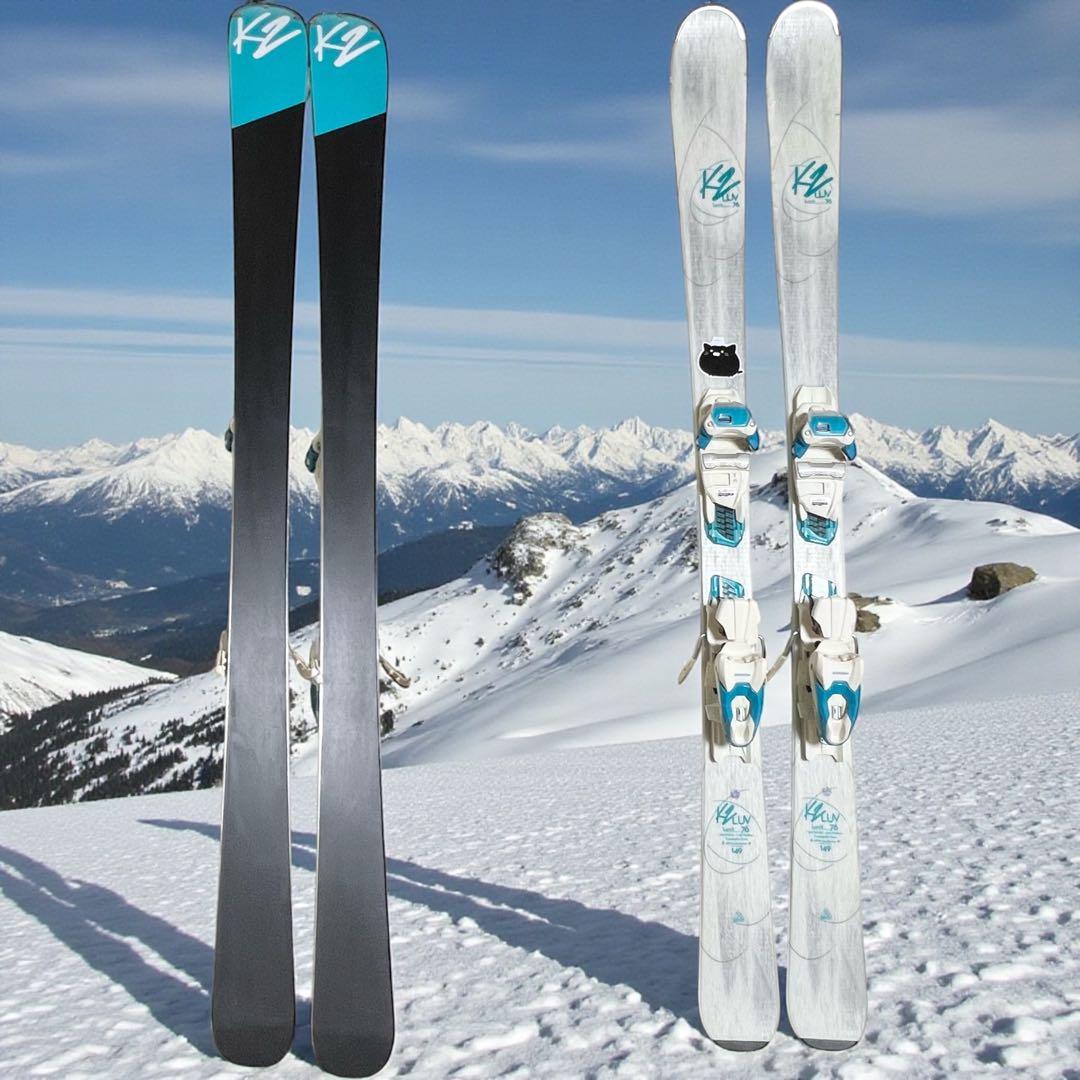 K2 Luvit 76 LUV 149cm スキー板　ビンディング　MARKER