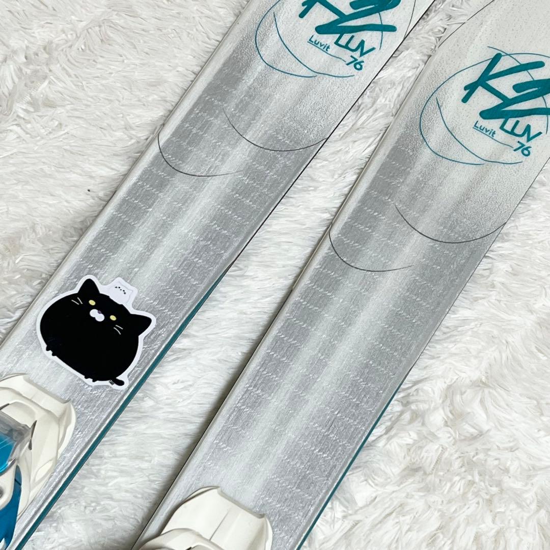 K2 Luvit 76 LUV 149cm スキー板　ビンディング　MARKER