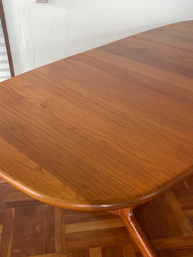 北欧 デンマーク ヴィンテージ gudme チーク エクステンション テーブル