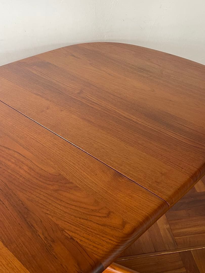 北欧 デンマーク ヴィンテージ gudme チーク エクステンション テーブル