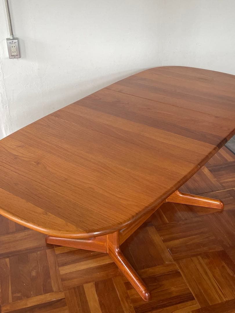 北欧 デンマーク ヴィンテージ gudme チーク エクステンション テーブル