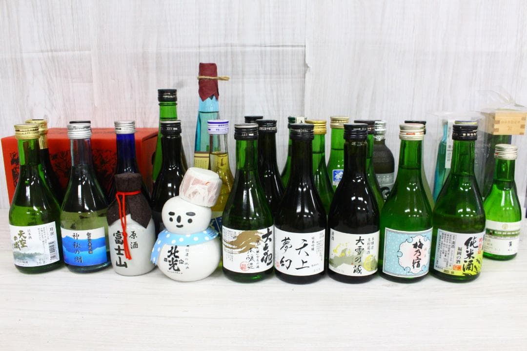 ▲超大量☆ 未開栓/古酒 35本セット 日本酒 地酒 小瓶 大吟醸等