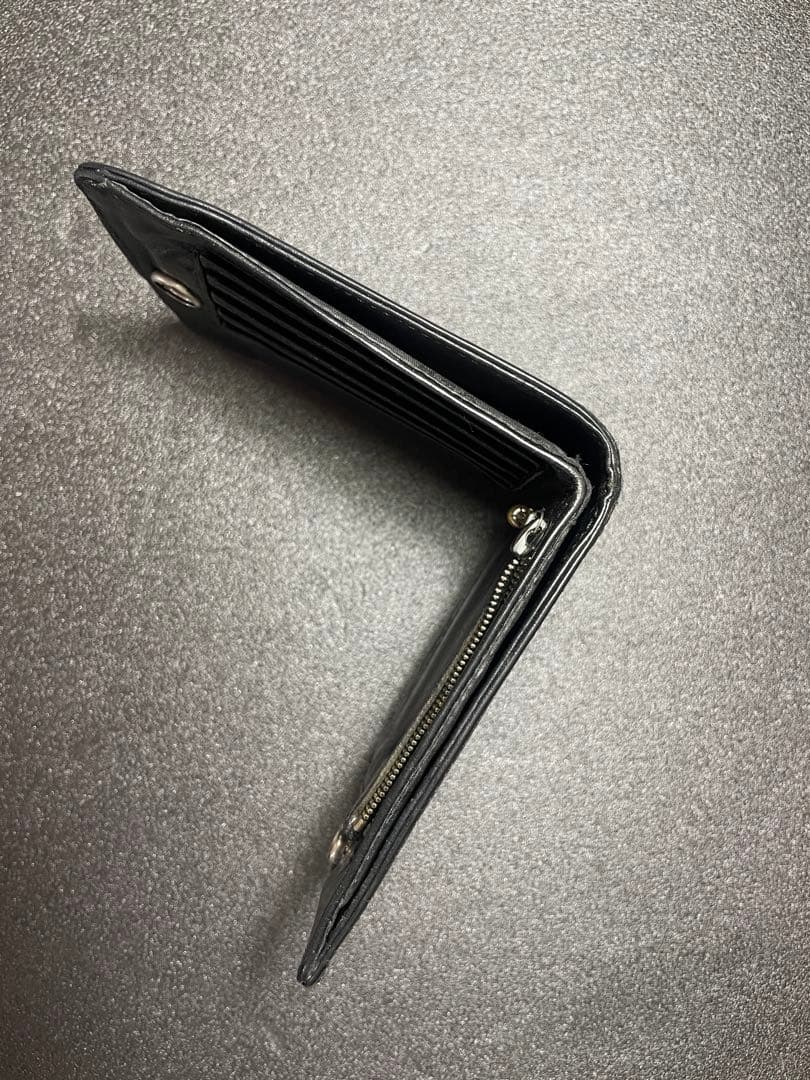 CHROME HEARTS クロムハーツ ワンスナップ ウォレット レザー