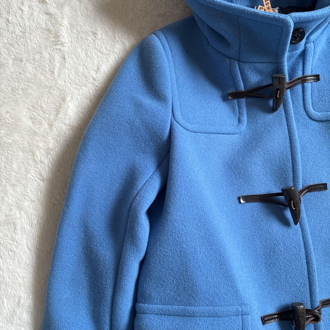 グリーンレーベルリラクシング ダッフルコート ブルー 38 M相当