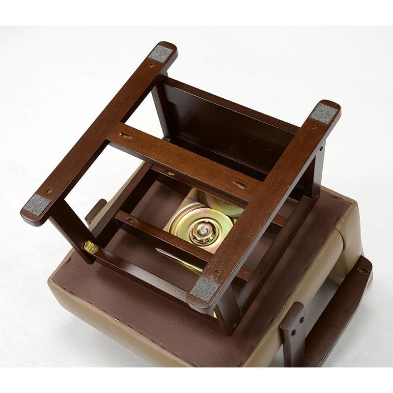 ベル　高級　肘あて付き　回転チェアー　高さ調節２段階 事務椅子　こたつ椅子