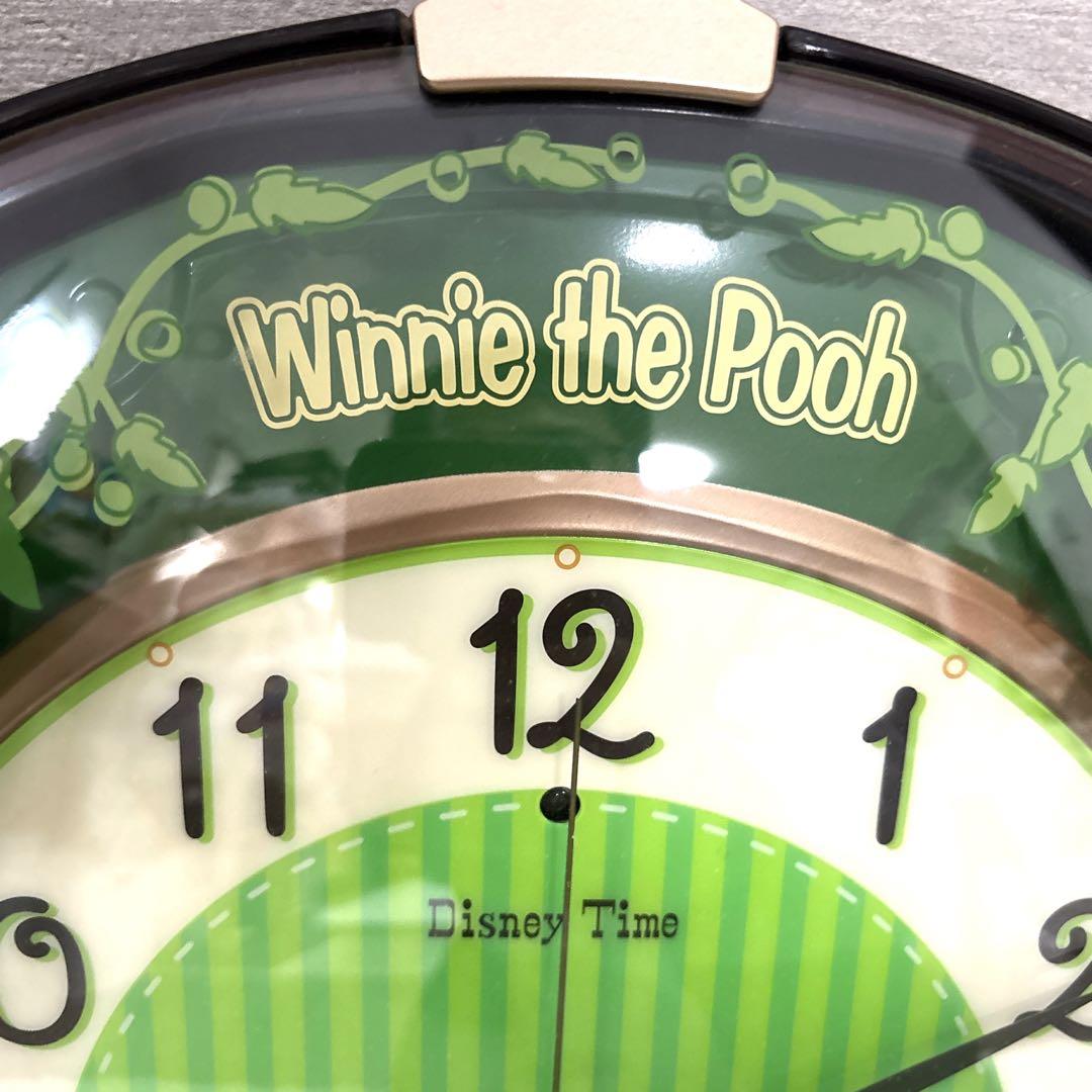 【美品】 Winnie the Pooh 掛け時計 ディズニー くまのぷーさん