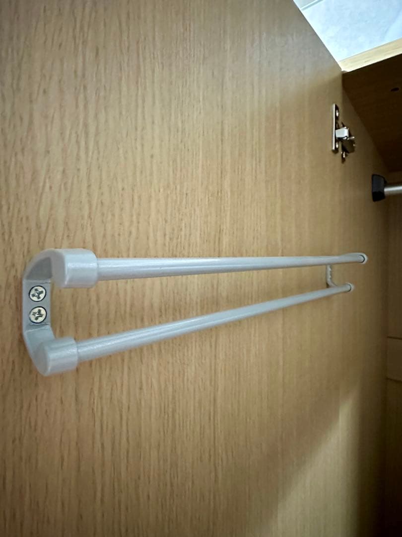 ニトリ　ワードローブ　クローゼット　アーデル　（ベージュ）