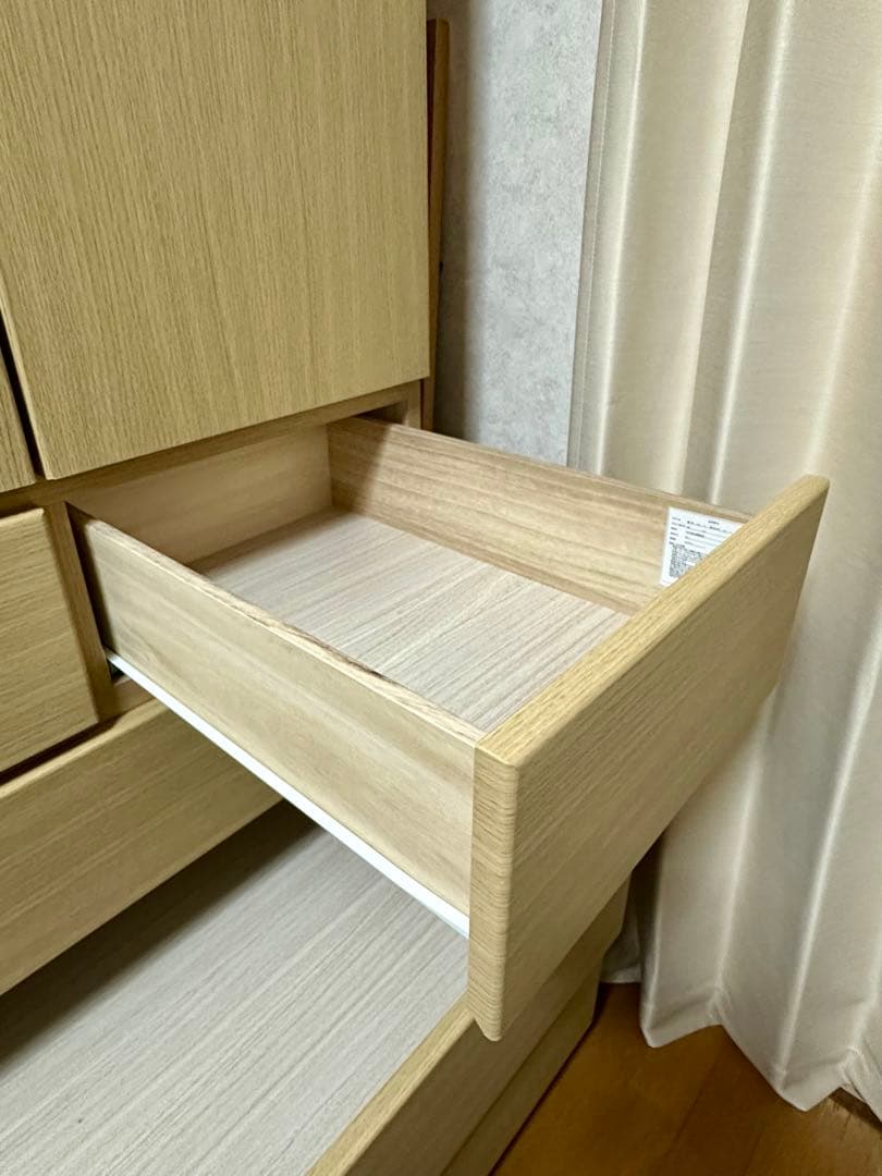 ニトリ　ワードローブ　クローゼット　アーデル　（ベージュ）