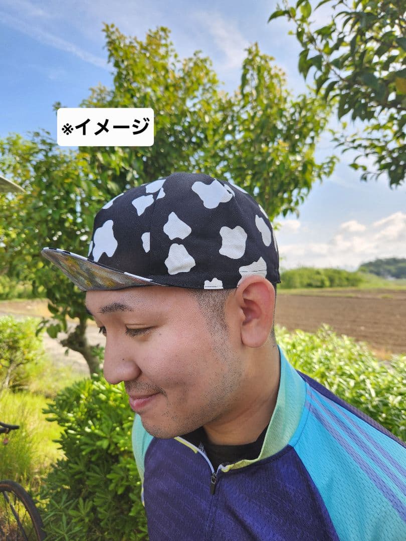 ★サイクルキャップ★【No.132】インディゴデニム(6オンス)