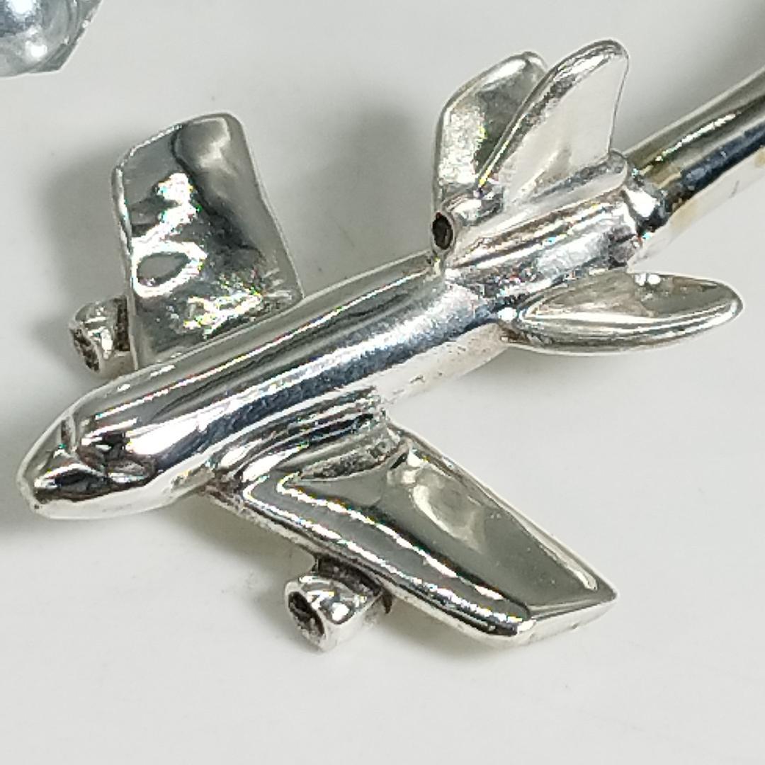 新品仕上げ　TIFFANY&Co. ティファニー キーリング 飛行機 　シルバー