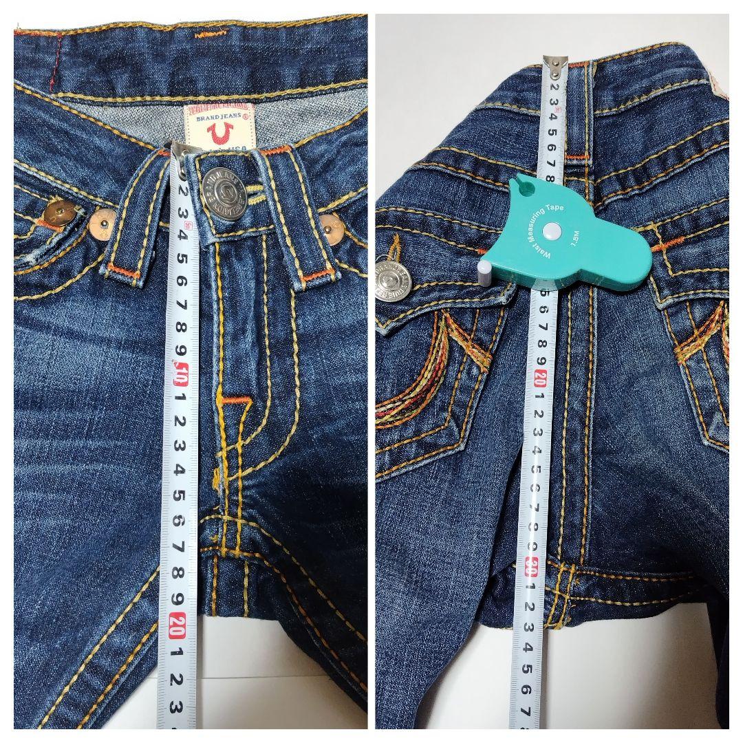 00s TRUE RELIGION レインボー USA製 フレア ジーンズ 24