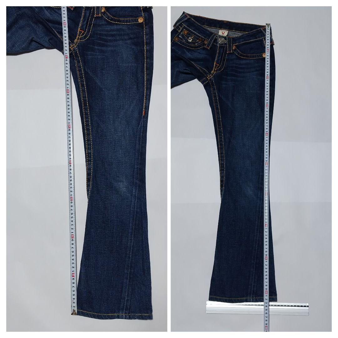 00s TRUE RELIGION レインボー USA製 フレア ジーンズ 24