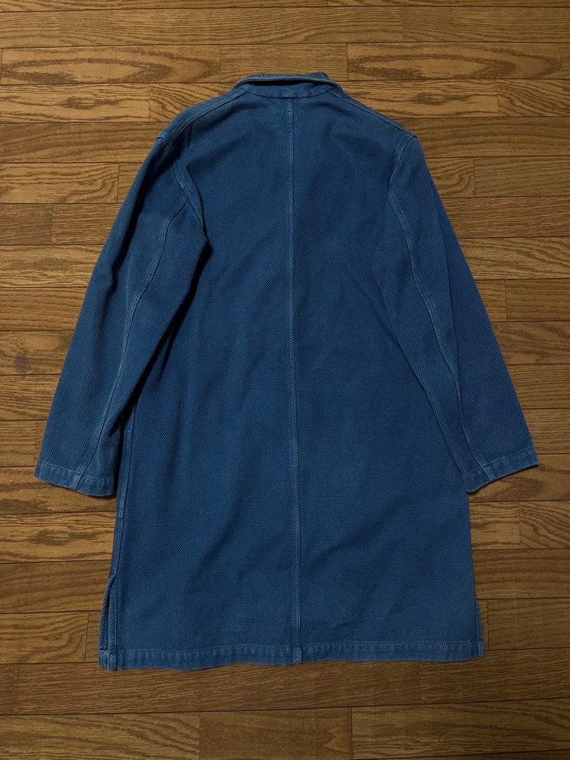 blue blue 刺し子 アトリエコート ジャケット インディゴ 美品