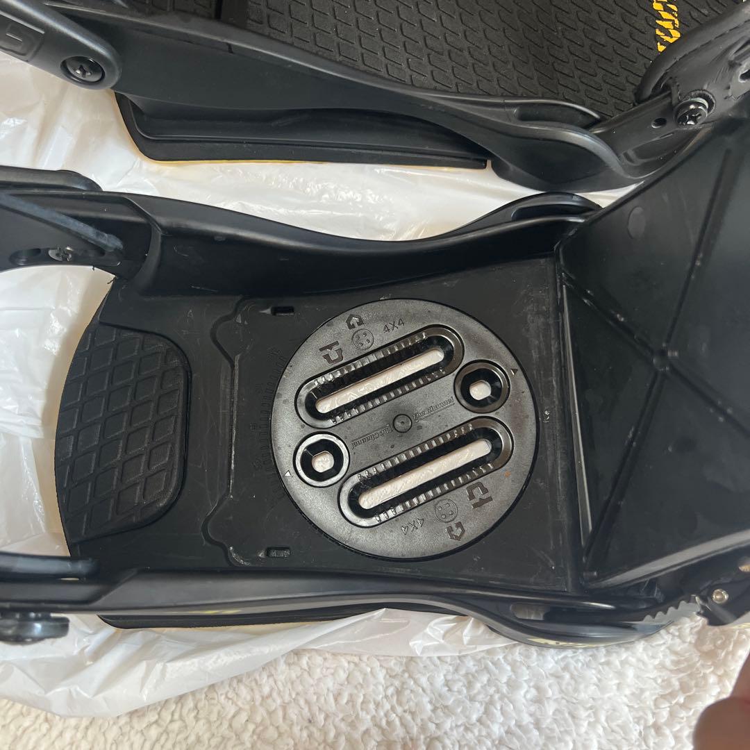 UNION スノーボードビンディング ブラック/イエロー　最終値下げ