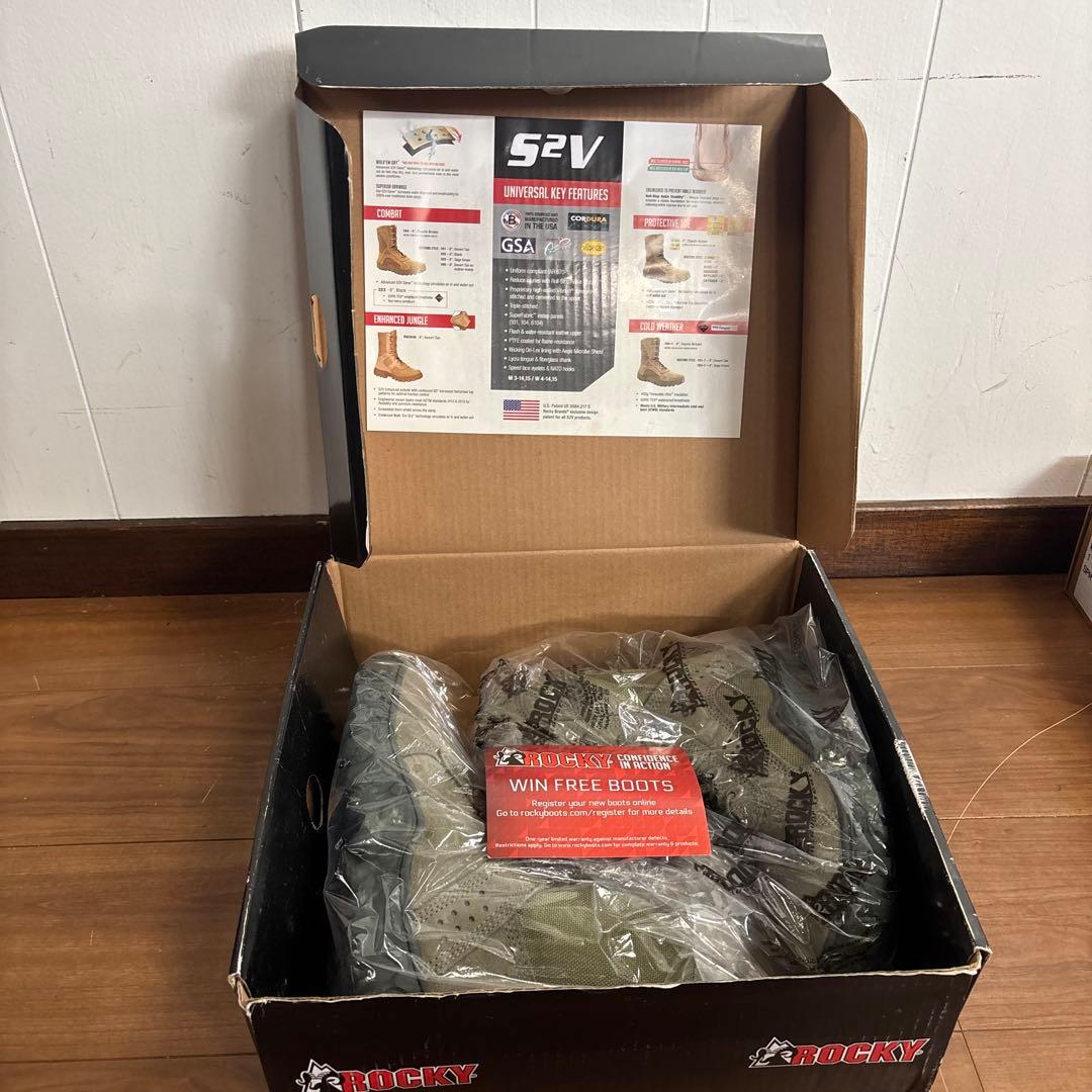 未使用品　米軍　ROCKY S2V ミリタリーブーツ　24cm 送料無料②