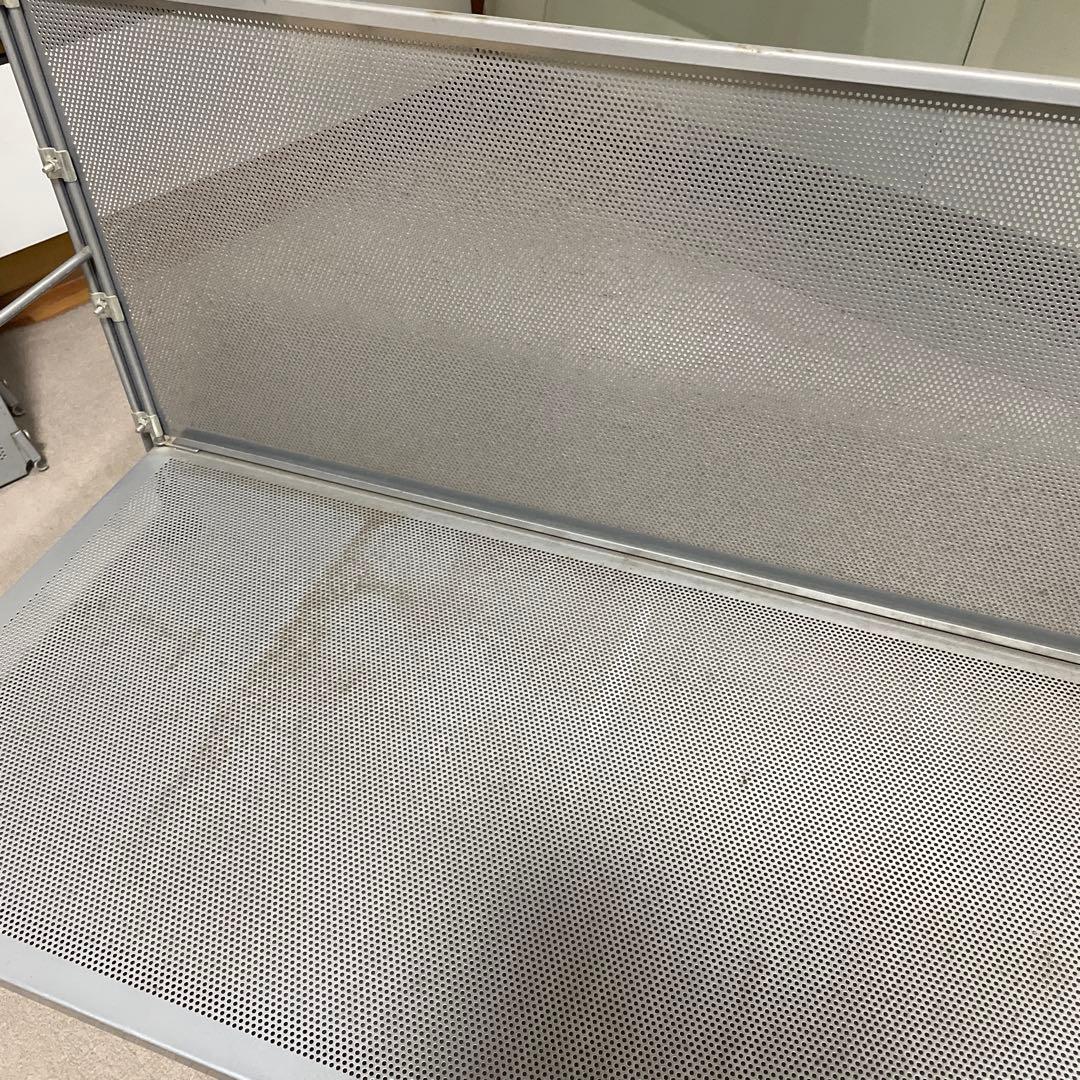 【手渡し限定】無印良品4段スチールラック シルバー　中古品