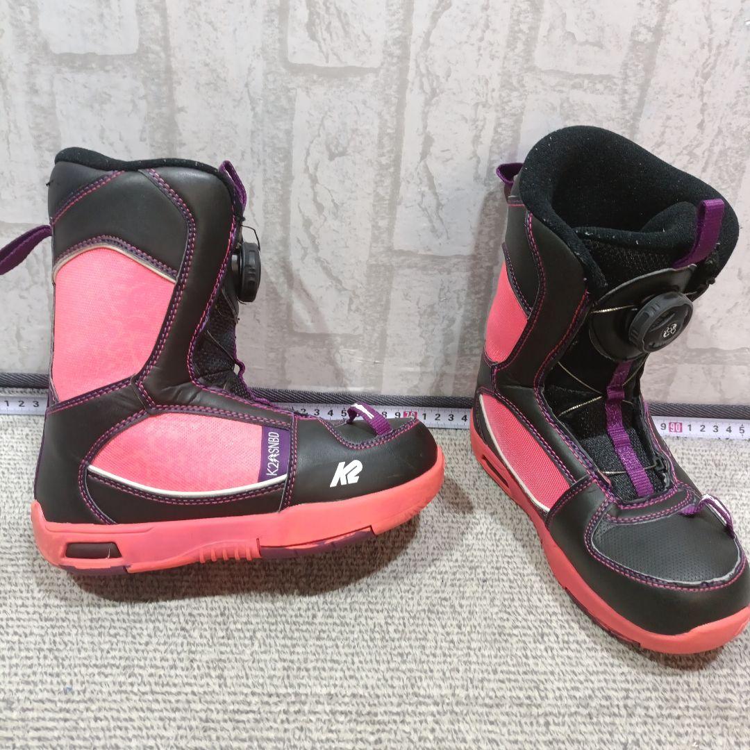 メンテ済■k2-100cm■ブーツ19.5～21cm■キッズ ジュニア 子