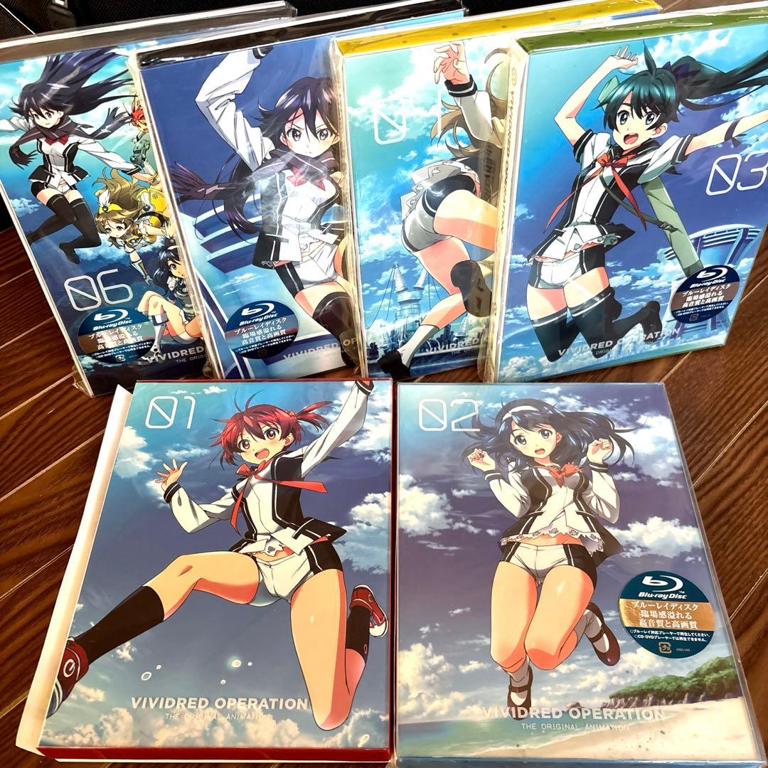 ビビッドレッド・オペレーション 〈完全生産限定版〉全6巻セット　Blu-ray