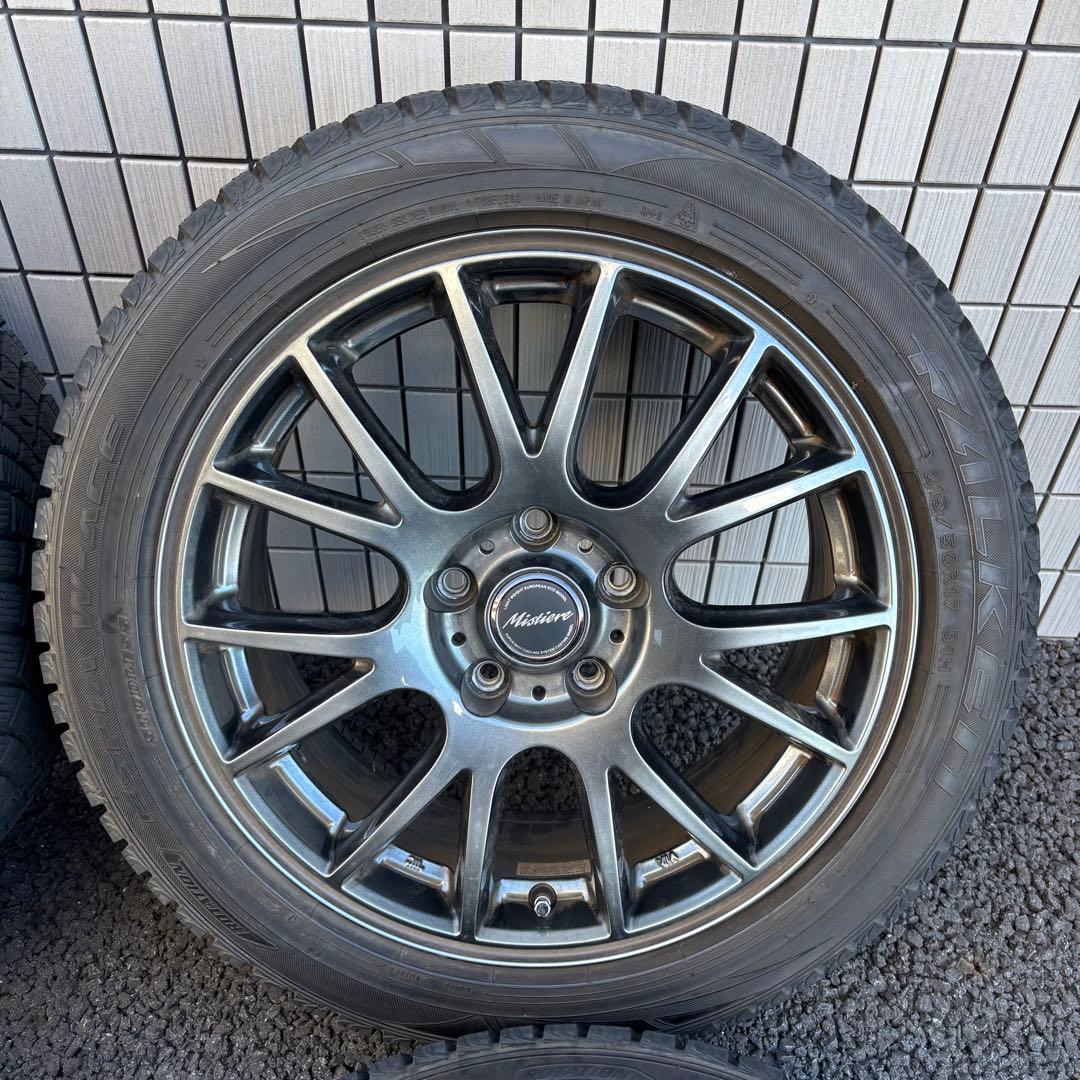 ファルケンESPIA 215/50R17 スタッドレスタイヤホイール4本セット