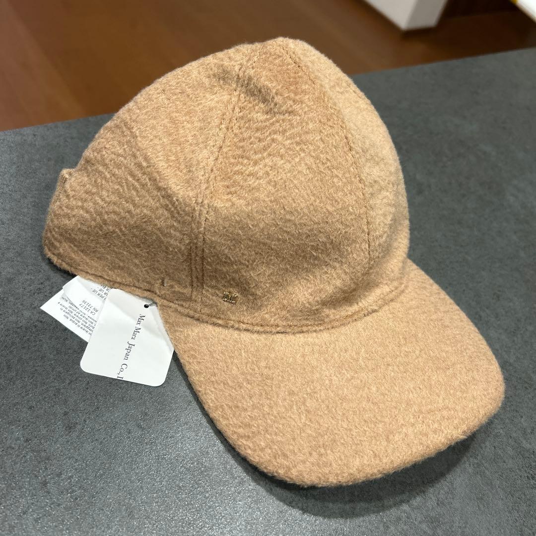 新品タグ付き マックスマーラ カシミヤ ニット 切り替え キャップ