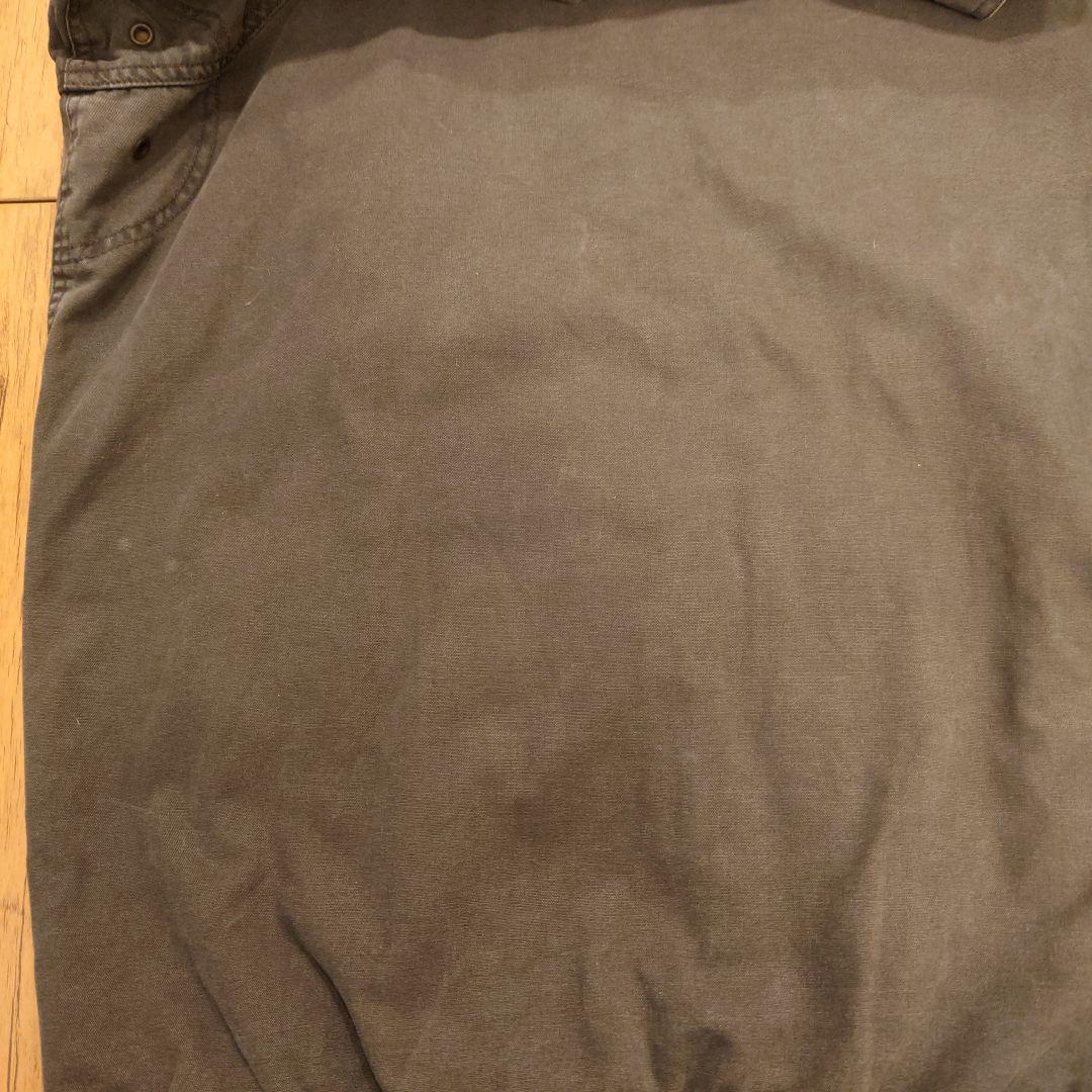 90’s BANANA REPUBLIC レザーパイピングスタンドカラーコート