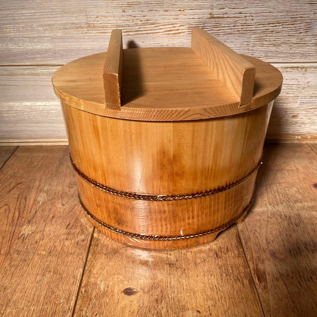 【未使用品】木製　おひつ