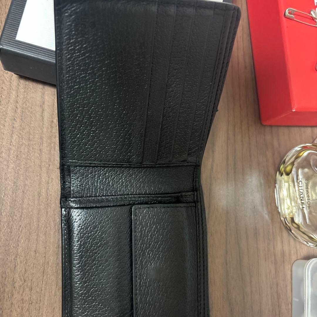 GUCCI2つ折りサイフ ブラック