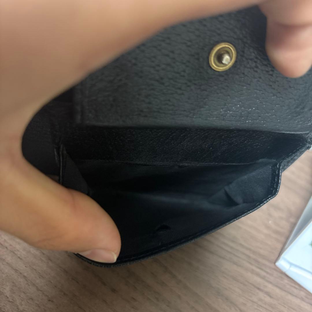 GUCCI2つ折りサイフ ブラック