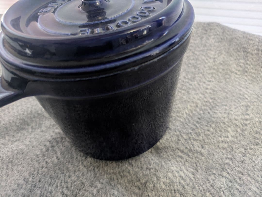 staub スープポット　グランブルー　14センチ