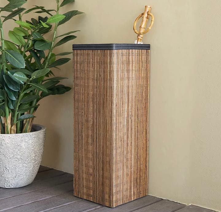 アジアン バリ島 天然 傘立て ガーデン リゾート 収納 玄関 家具 ブラウン