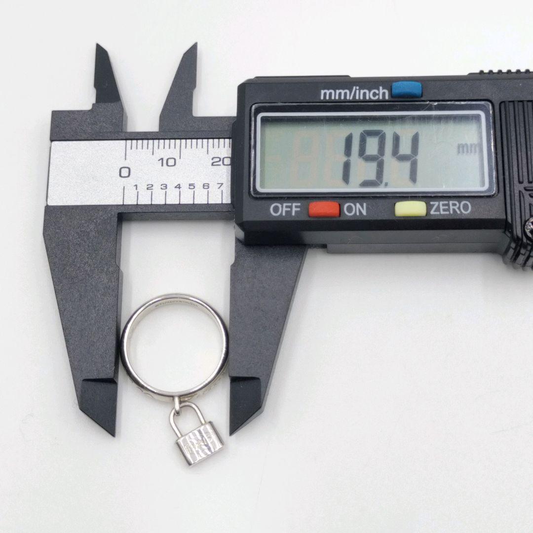 ティファニー カデナロックリング 南京錠 チャームSV925 11号1837