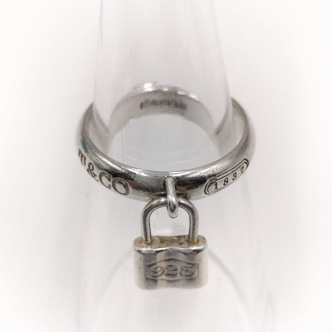 ティファニー カデナロックリング 南京錠 チャームSV925 11号1837