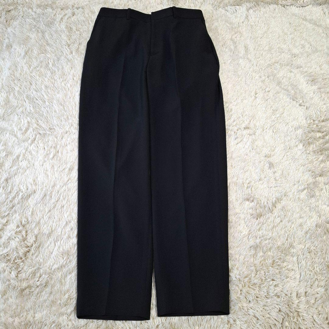 AOKI MeWORK 洗える スーツセットアップ ストレッチ パンツ ブラック