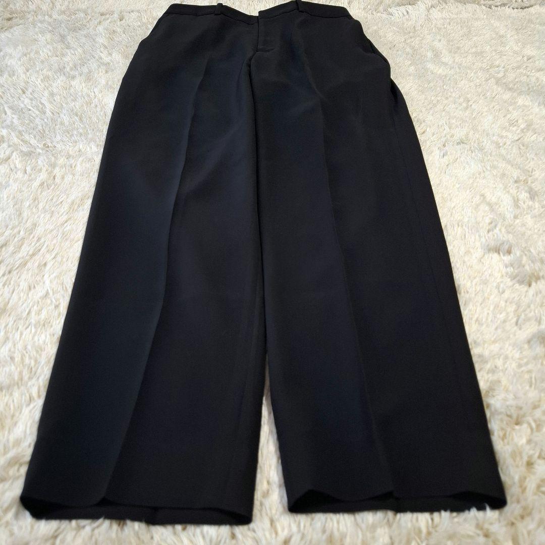 AOKI MeWORK 洗える スーツセットアップ ストレッチ パンツ ブラック