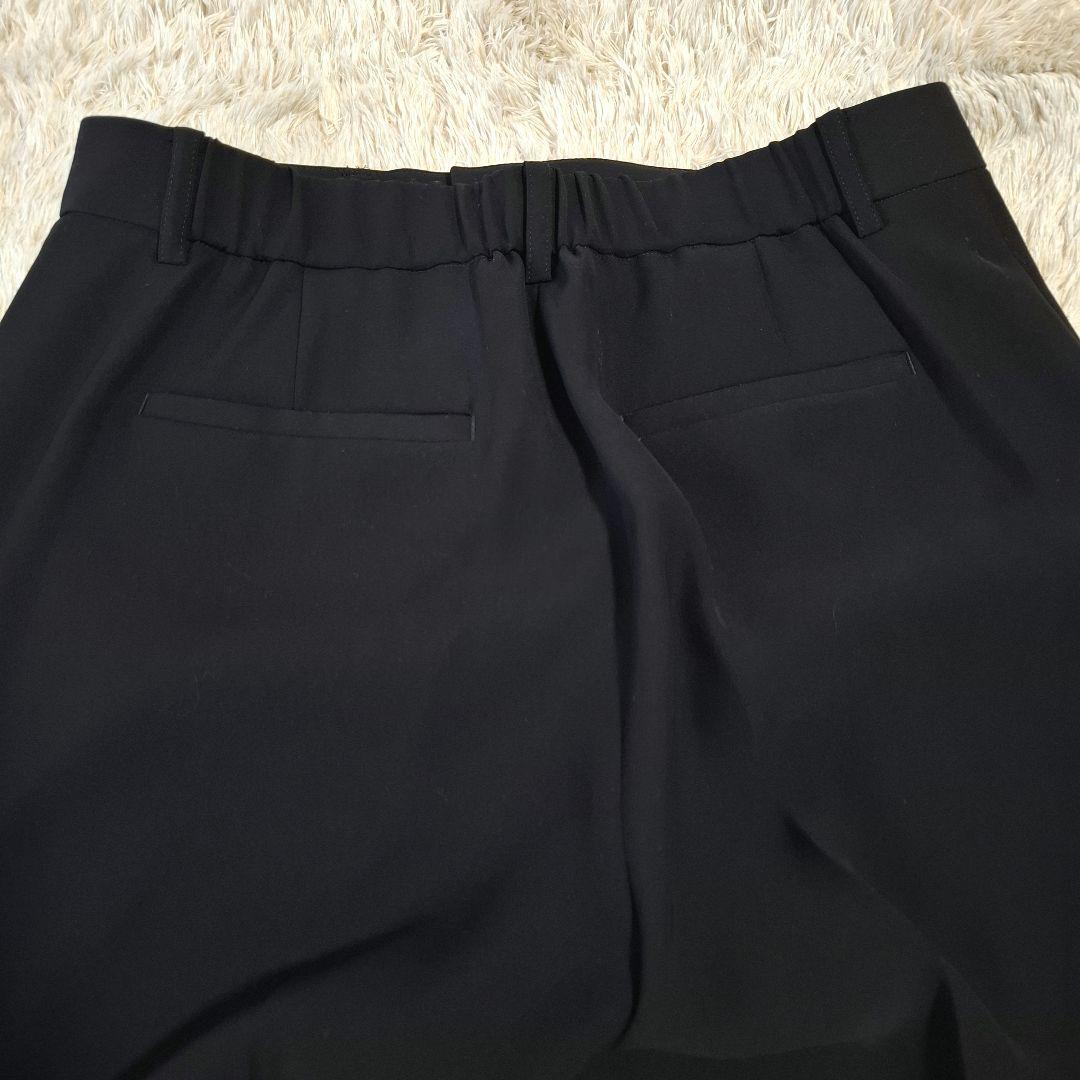 AOKI MeWORK 洗える スーツセットアップ ストレッチ パンツ ブラック