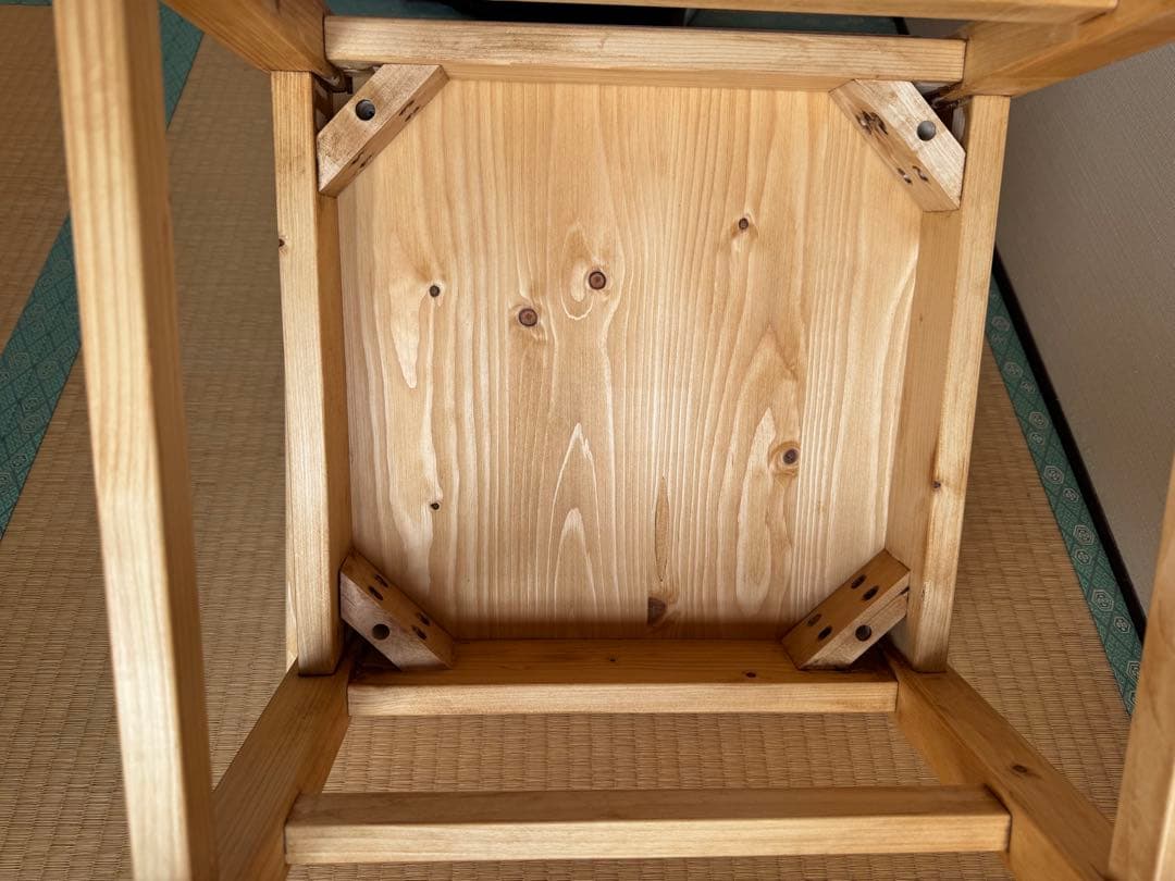 天然木パイン無垢材 ダイニングチェア