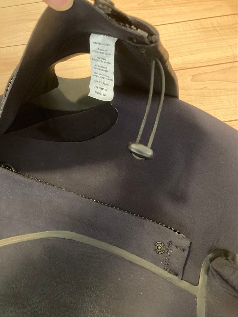 値下げ:ウェットスーツ セミドライ 4/3mm MTサイズ身長175〜180前後