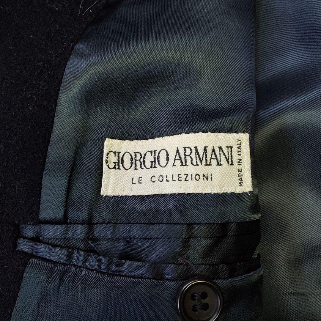 【90s】GIORGIO ARMANI 比翼 ビンテージ ウールロングコート