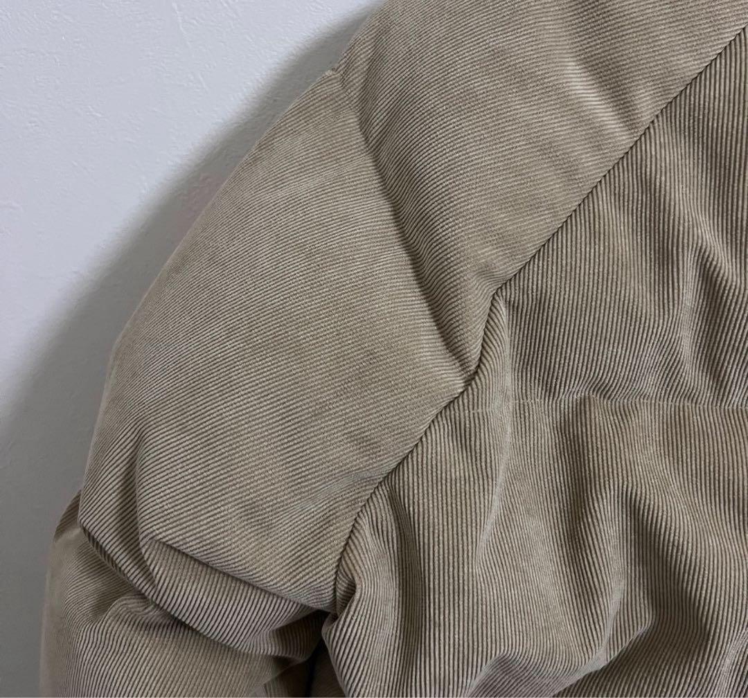 Lacoste フード付きベージュダウンジャケット