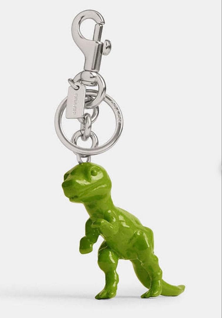 未使用●コーチ　T-レックス　バッグ　チャーム キーホルダー　恐竜　レキシー