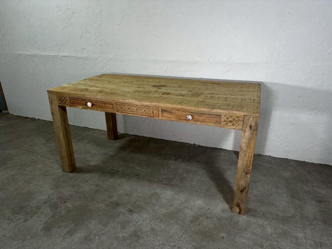 『KARE』カレ ダイニングテーブル 食卓テーブル レリーフ RWdin15