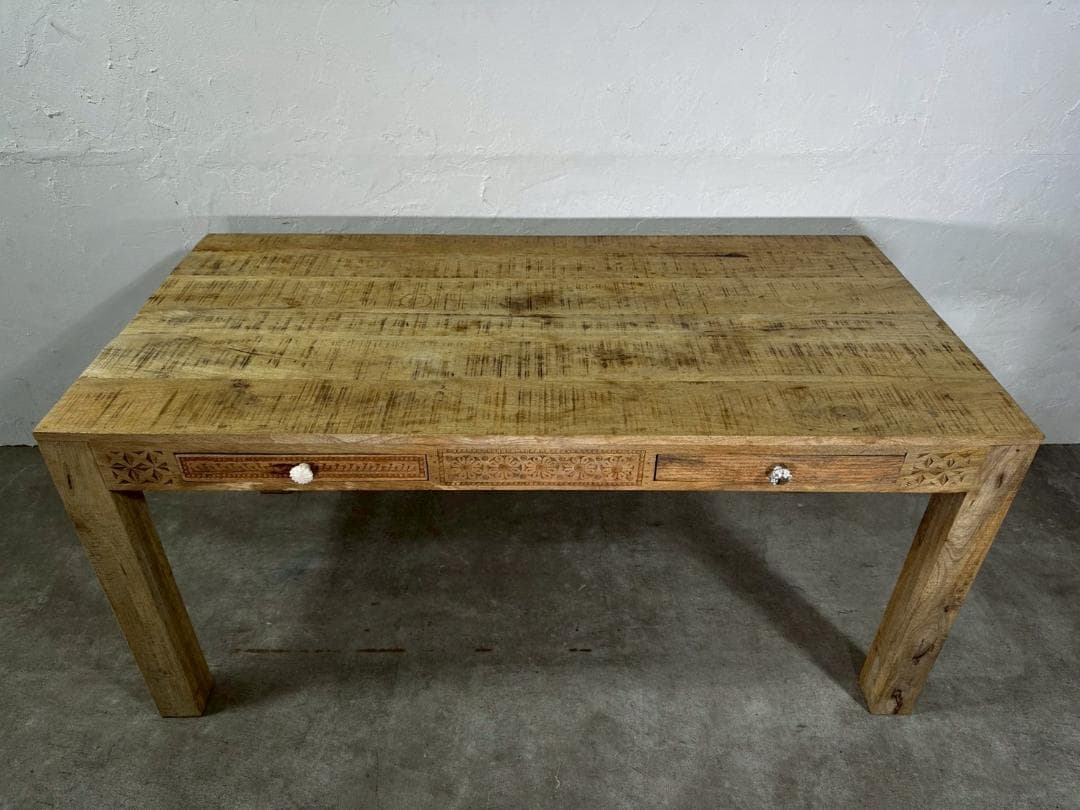 『KARE』カレ ダイニングテーブル 食卓テーブル レリーフ RWdin15