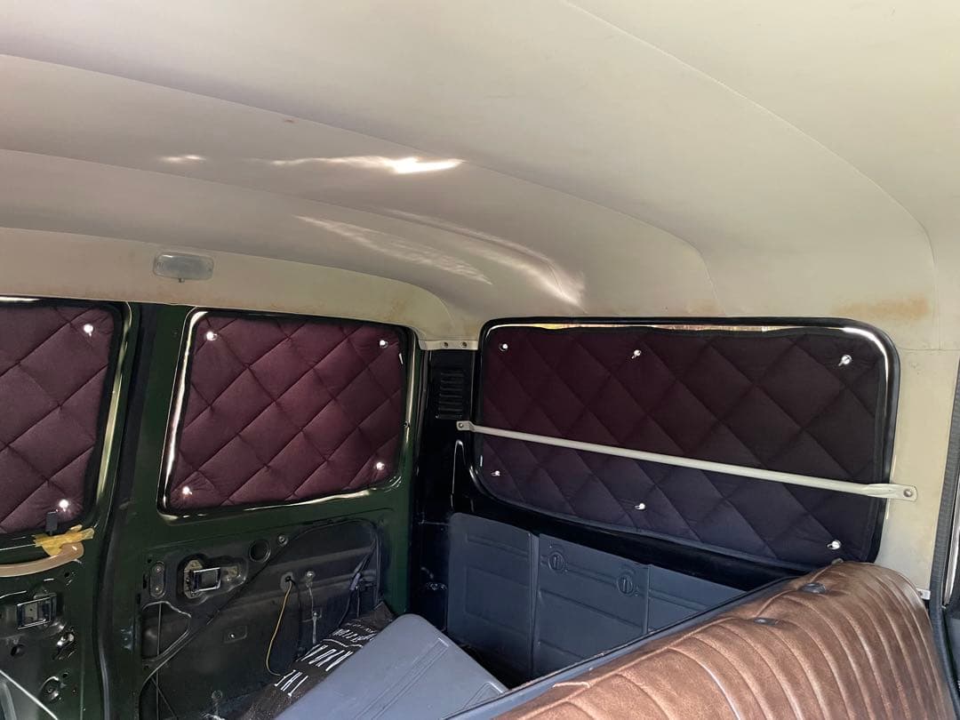 ランクル60 サンシェード　一台分　ブラッキー／ブラック　観音開き