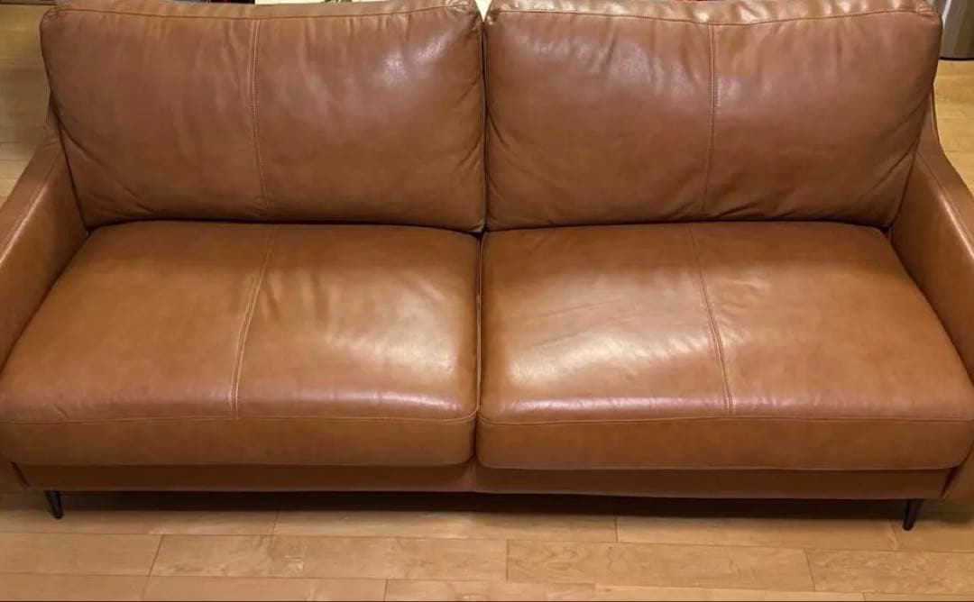 NITORI ニトリ 本革 3人掛けソファ(ボルトン2) ソファー